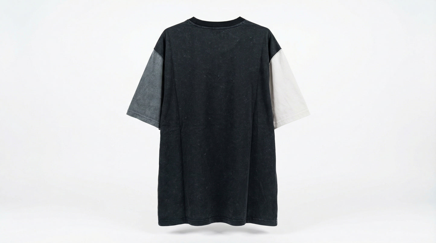 Parçalı Kumaş Tshirt