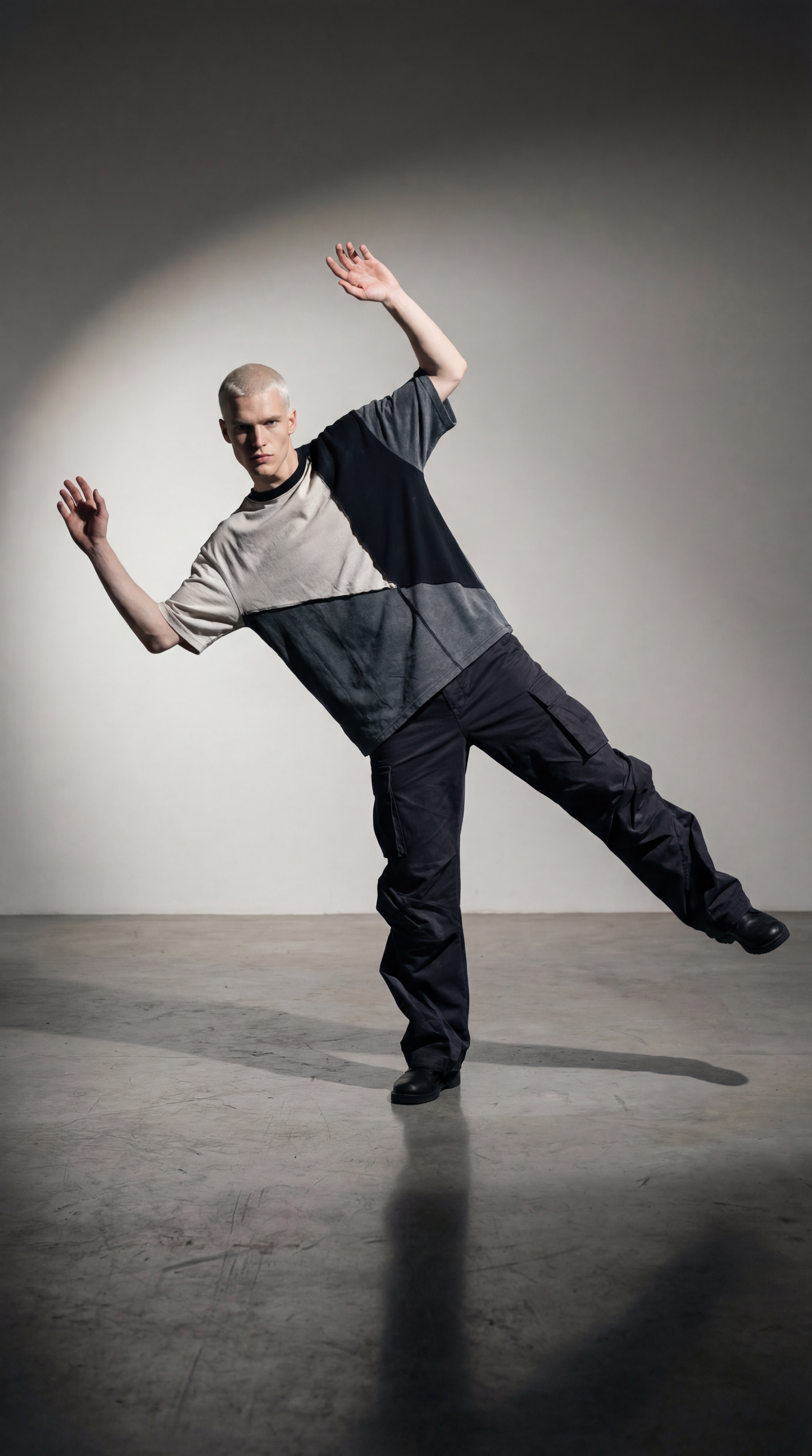 Parçalı Kumaş Tshirt